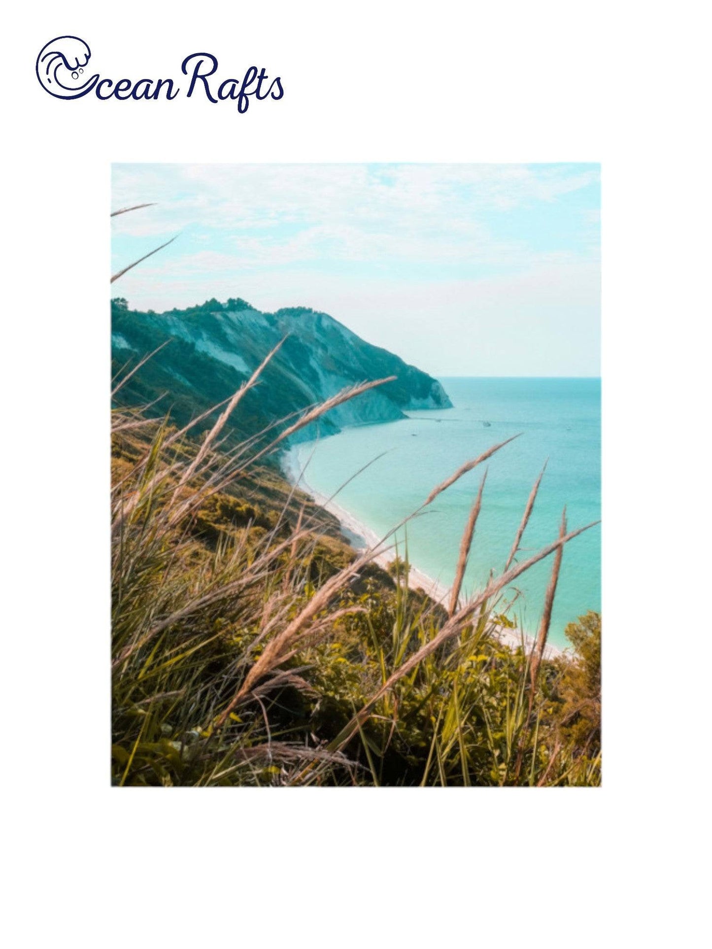 Coastal Peaks Poster - Ocean Rafts