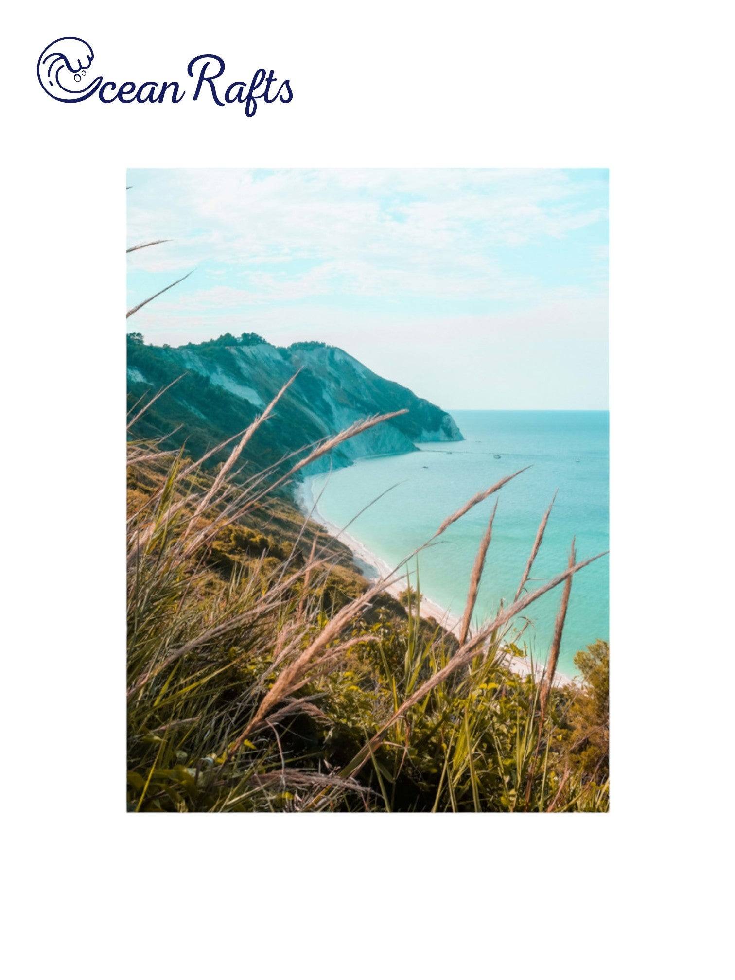 Coastal Peaks Poster - Ocean Rafts