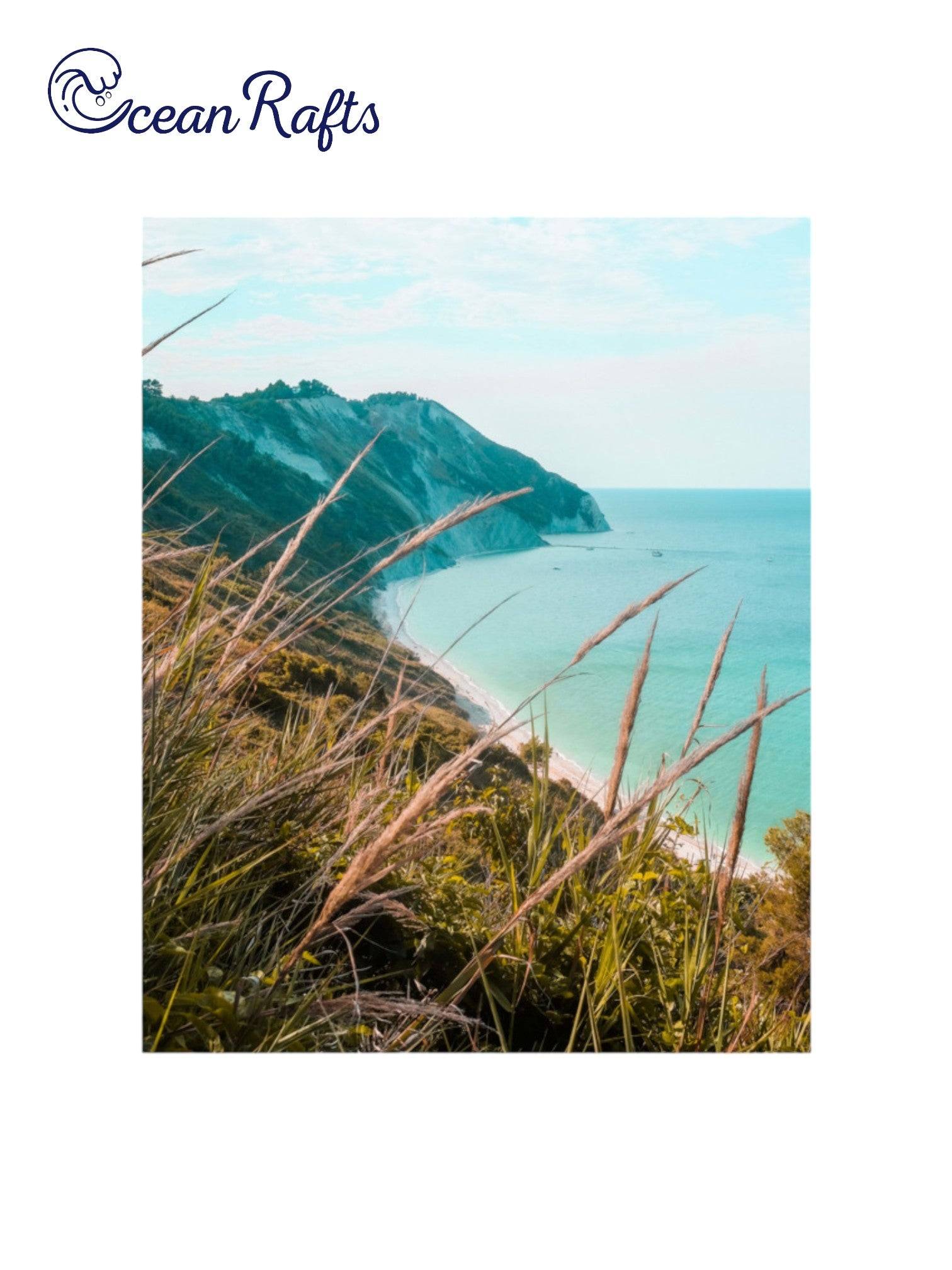 Coastal Peaks Poster - Ocean Rafts