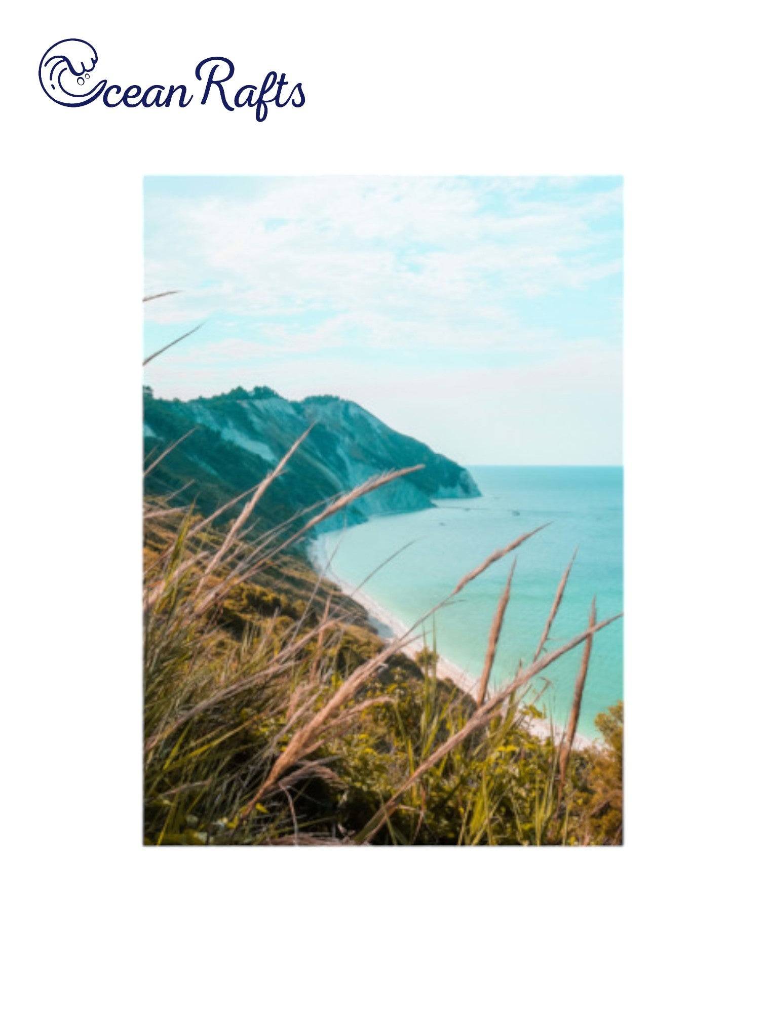 Coastal Peaks Poster - Ocean Rafts