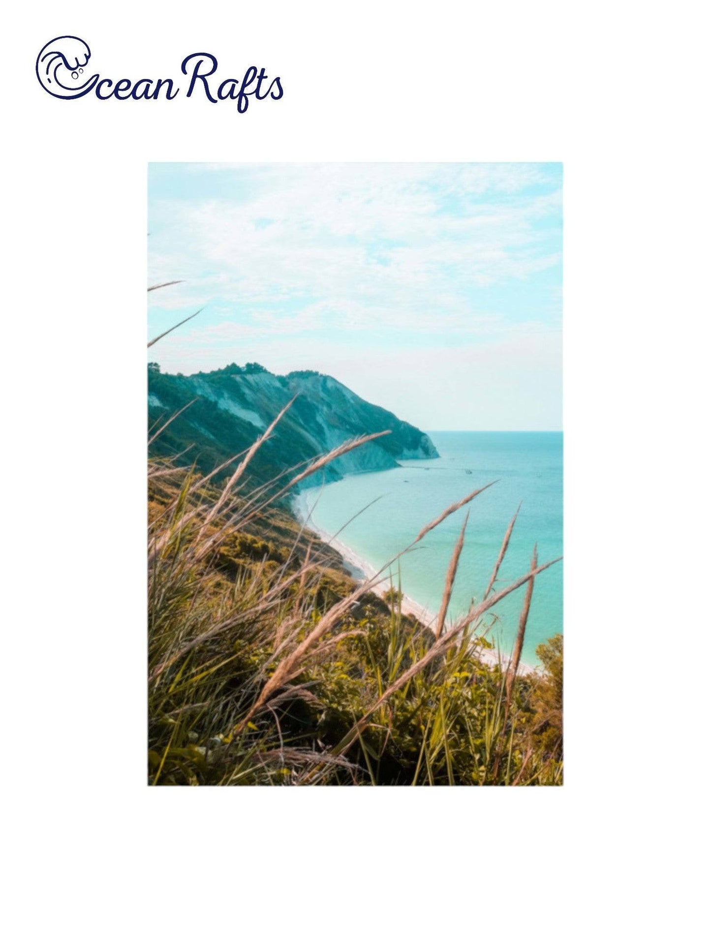 Coastal Peaks Poster - Ocean Rafts