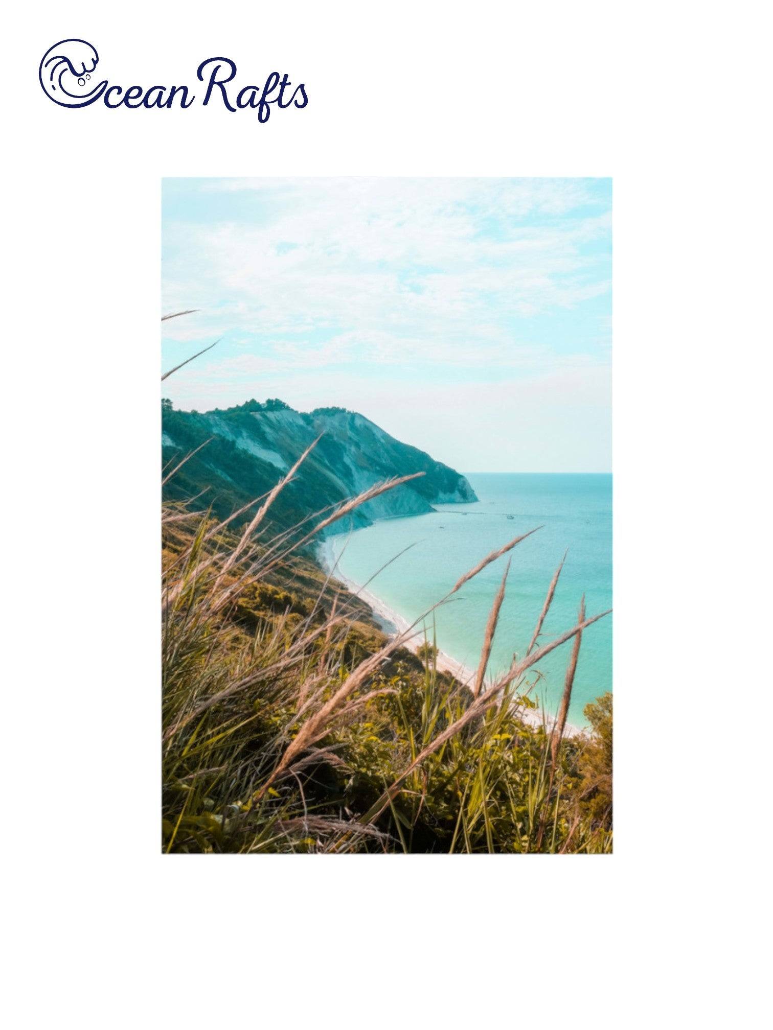 Coastal Peaks Poster - Ocean Rafts