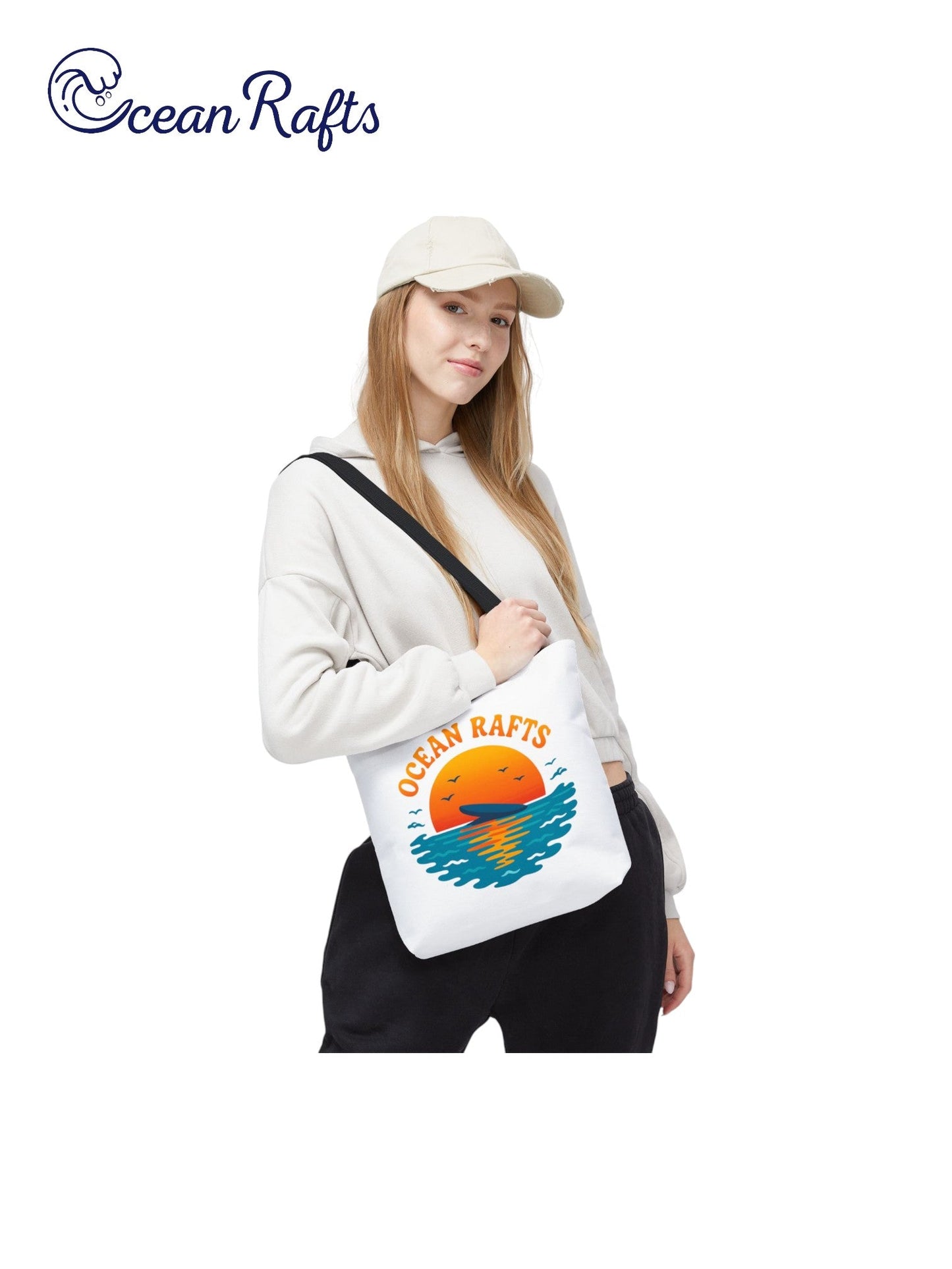 Golden Drift Tote Bag - Ocean Rafts