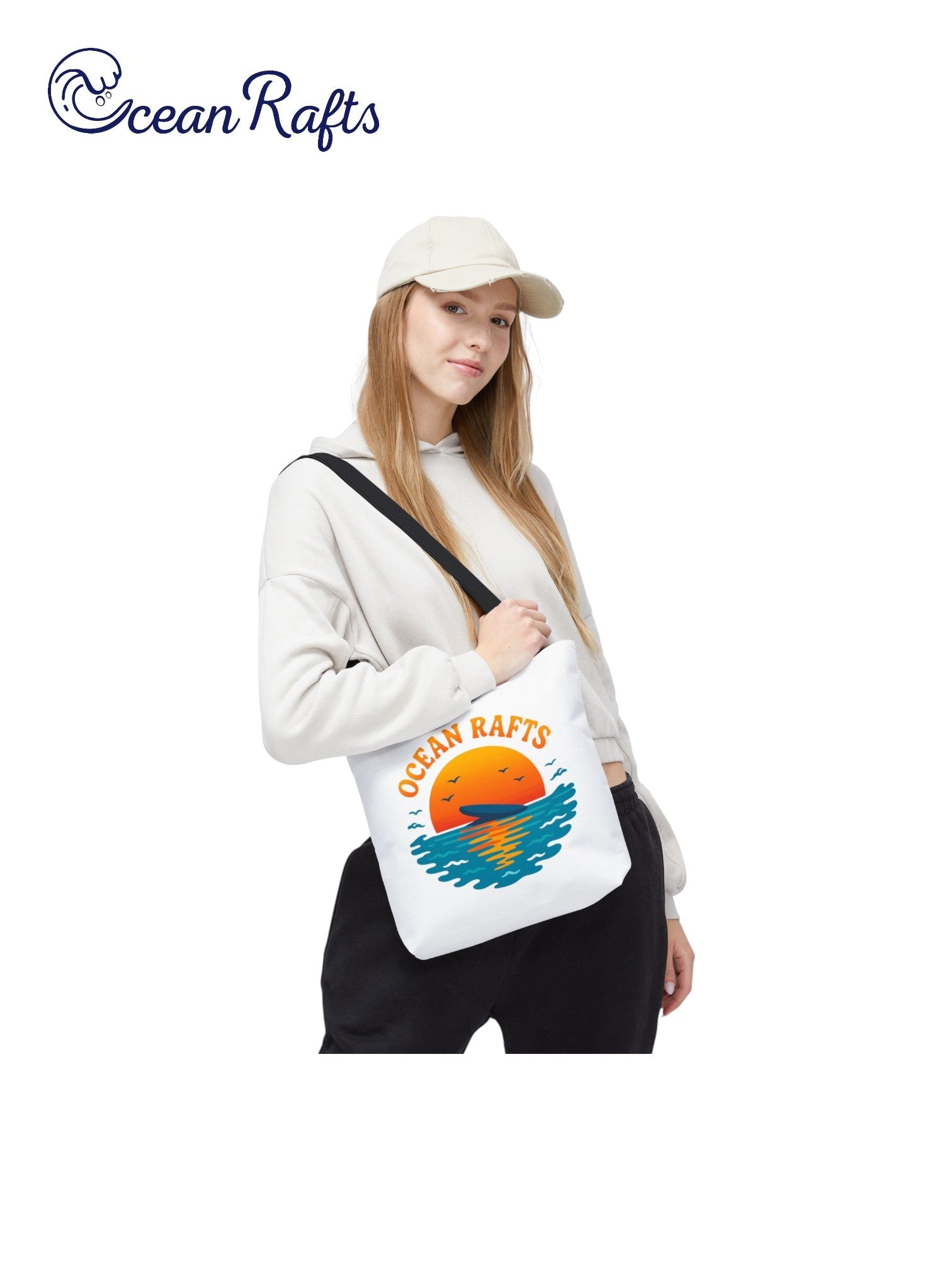 Golden Drift Tote Bag - Ocean Rafts
