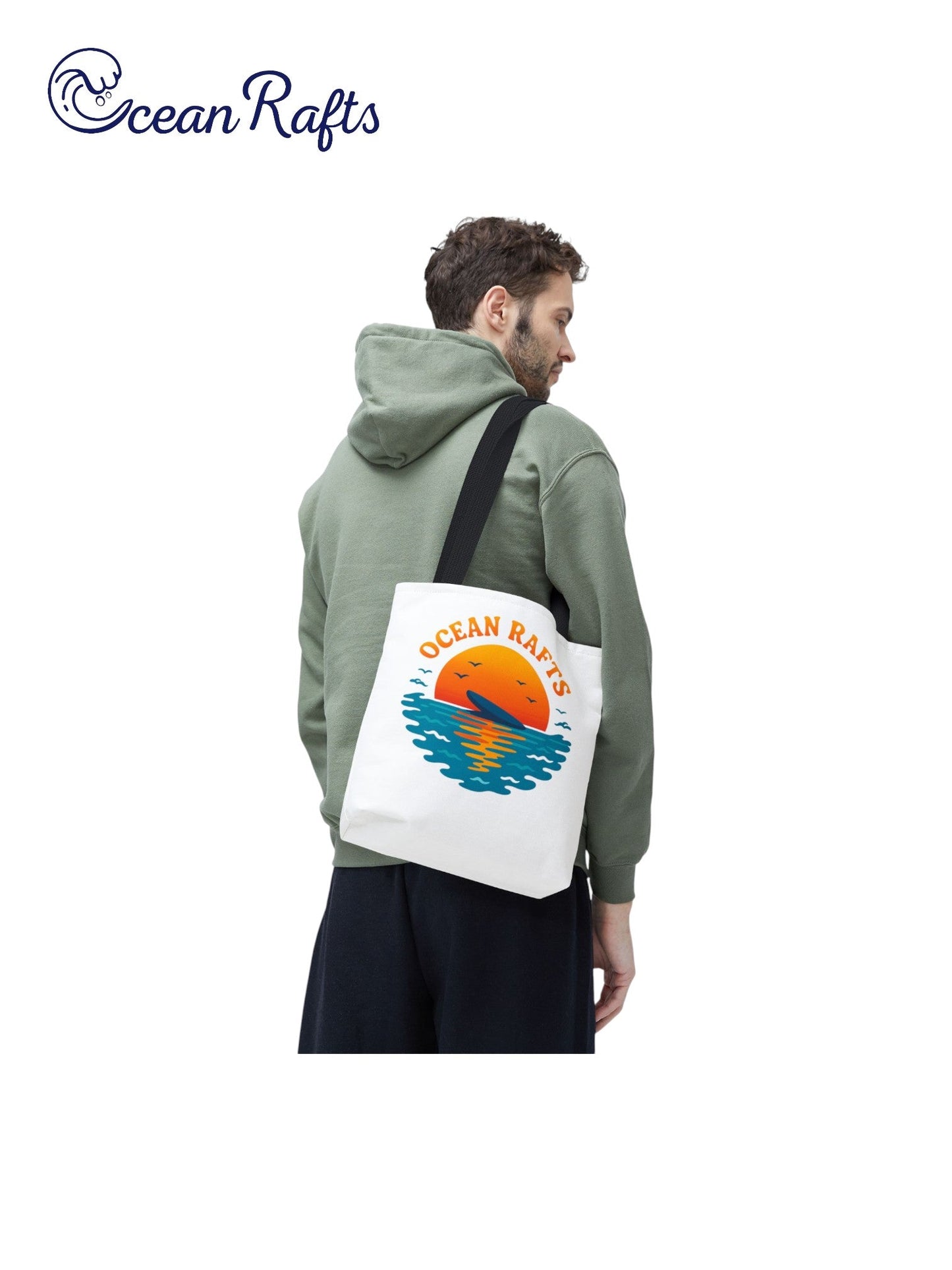 Golden Drift Tote Bag - Ocean Rafts