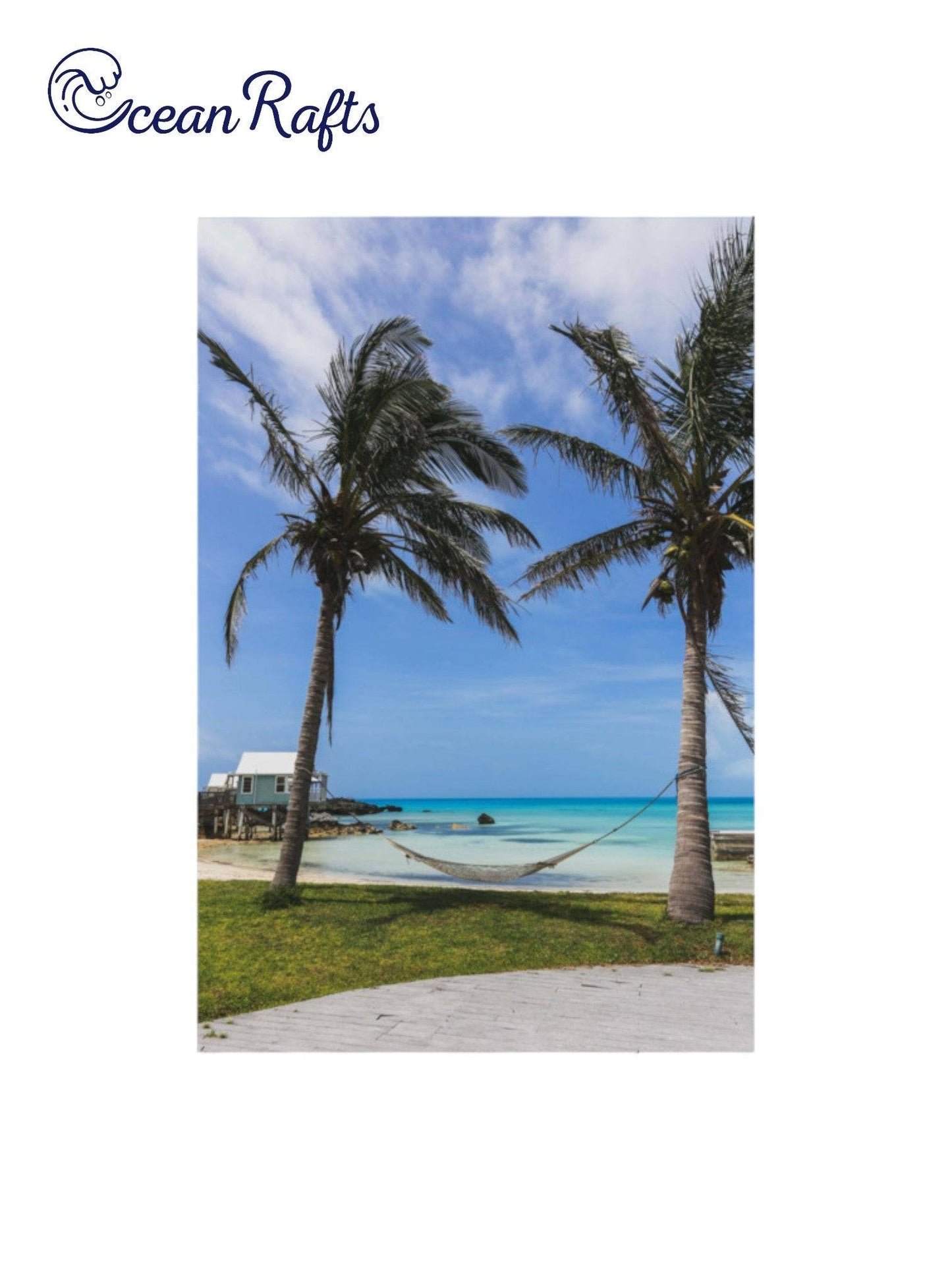 Hammock By The Sea Poster - Ocean Rafts