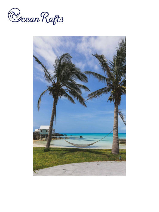 Hammock By The Sea Poster - Ocean Rafts