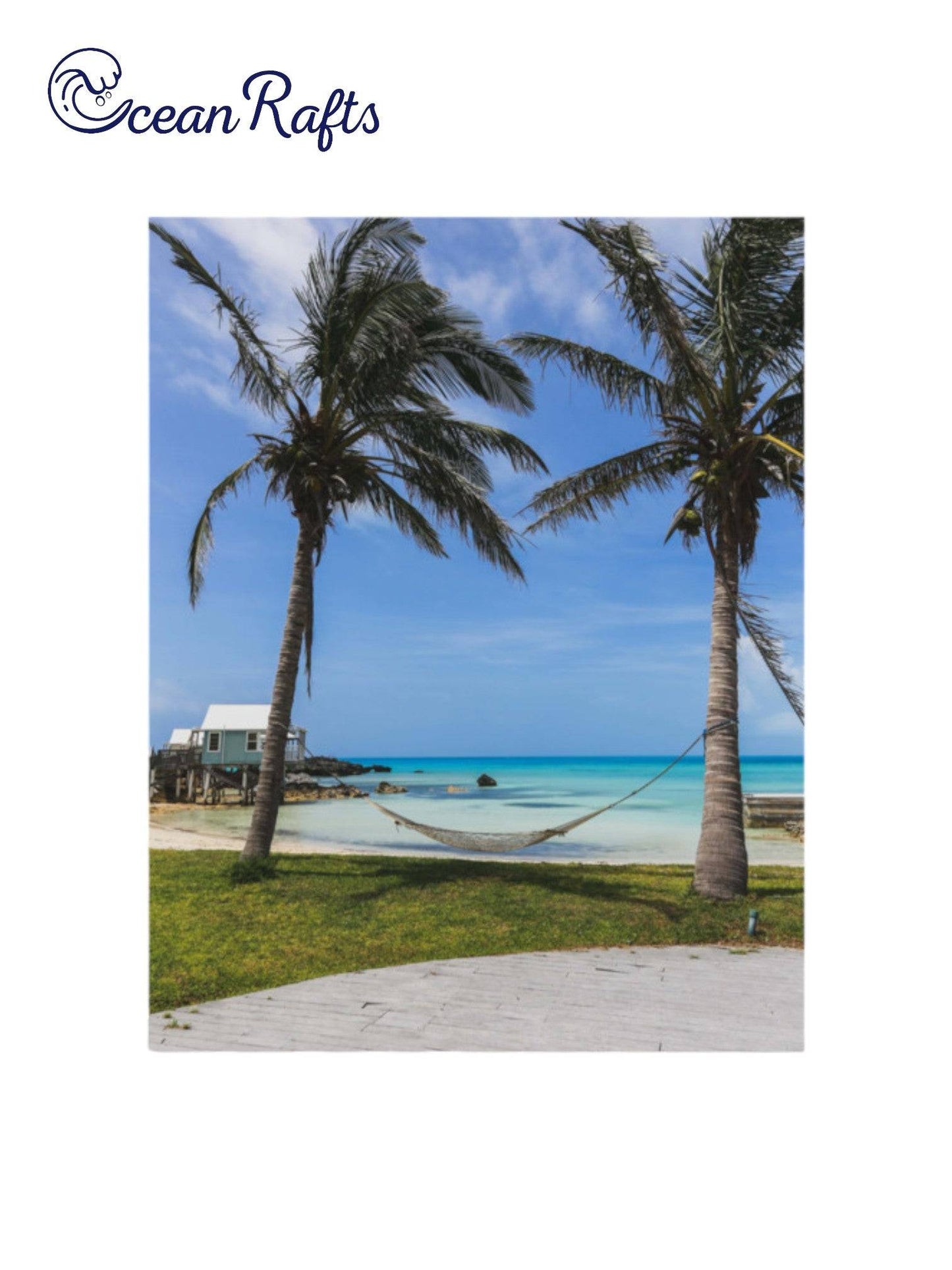 Hammock By The Sea Poster - Ocean Rafts