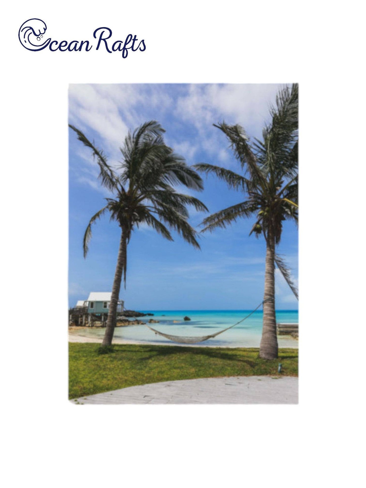 Hammock By The Sea Poster - Ocean Rafts