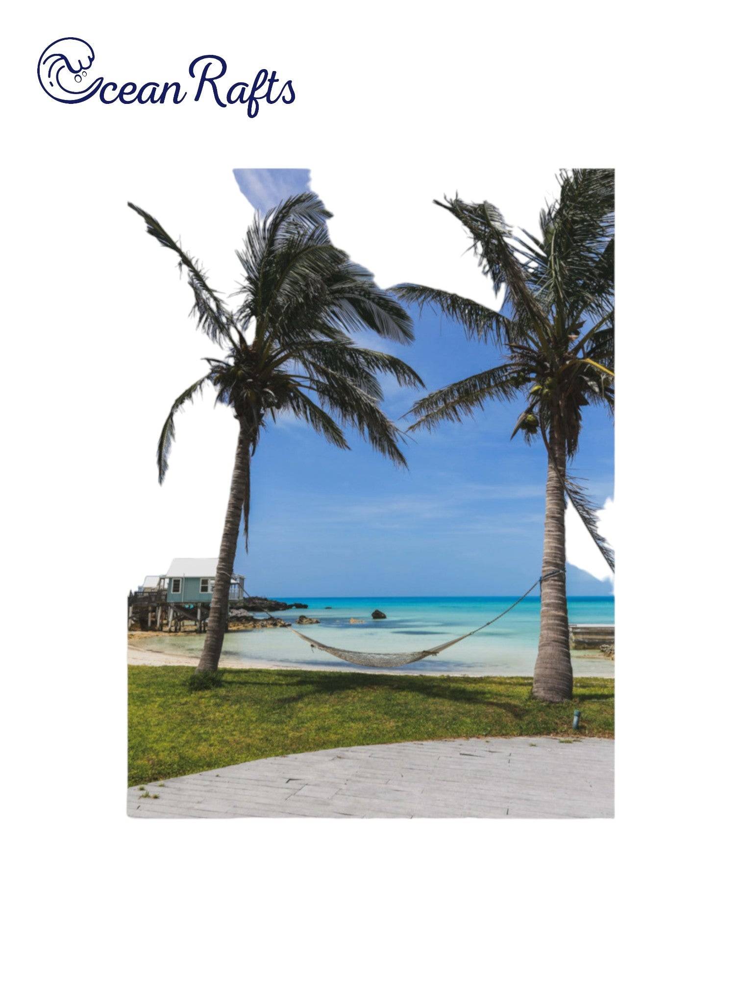 Hammock By The Sea Poster - Ocean Rafts