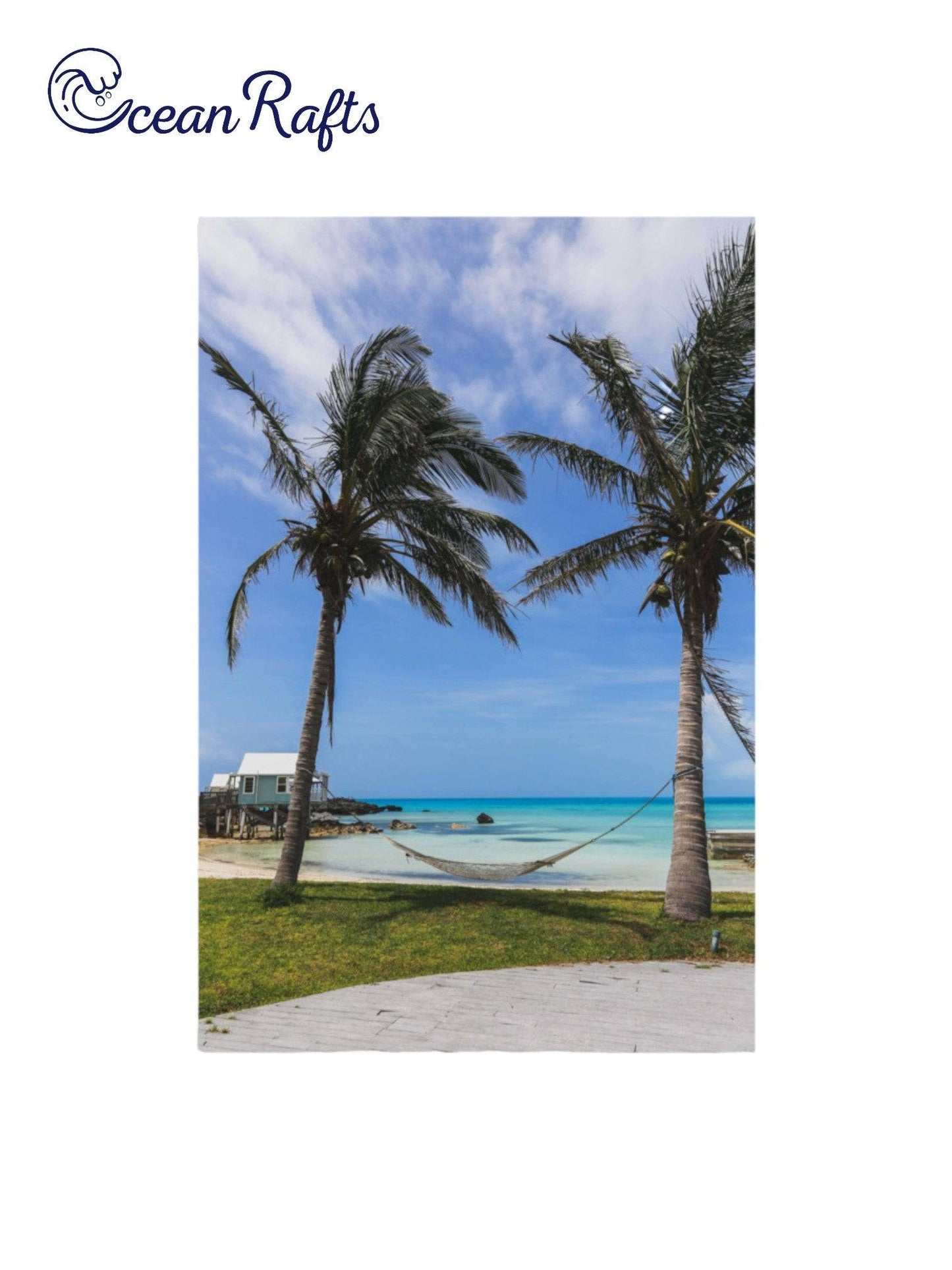 Hammock By The Sea Poster - Ocean Rafts