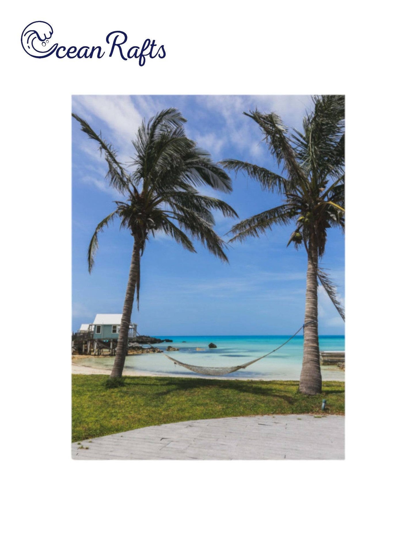 Hammock By The Sea Poster - Ocean Rafts