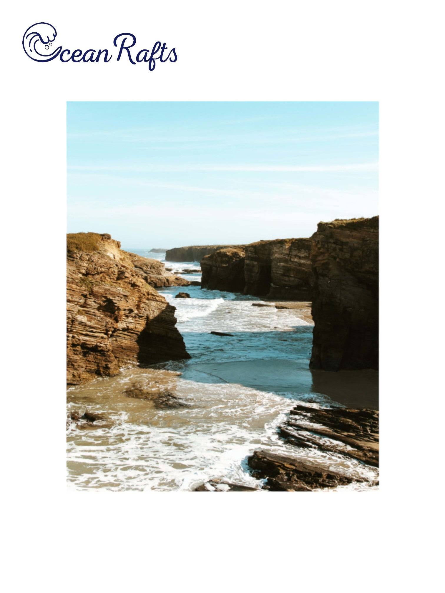 Ocean Cliff Vista Poster - Ocean Rafts