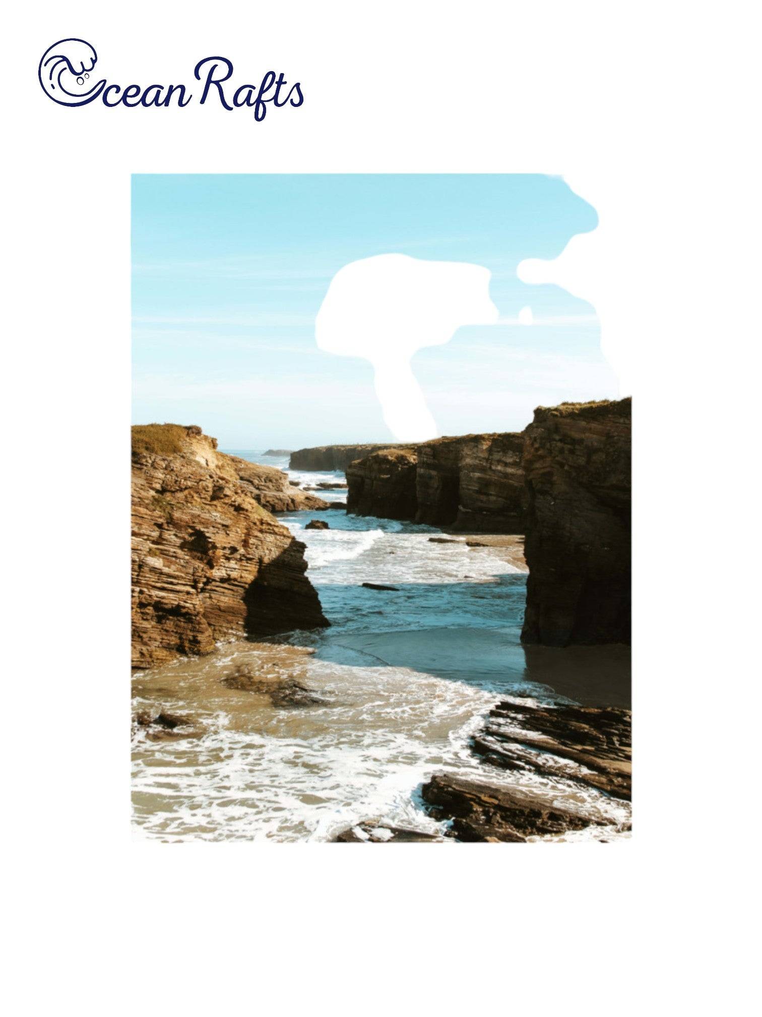 Ocean Cliff Vista Poster - Ocean Rafts