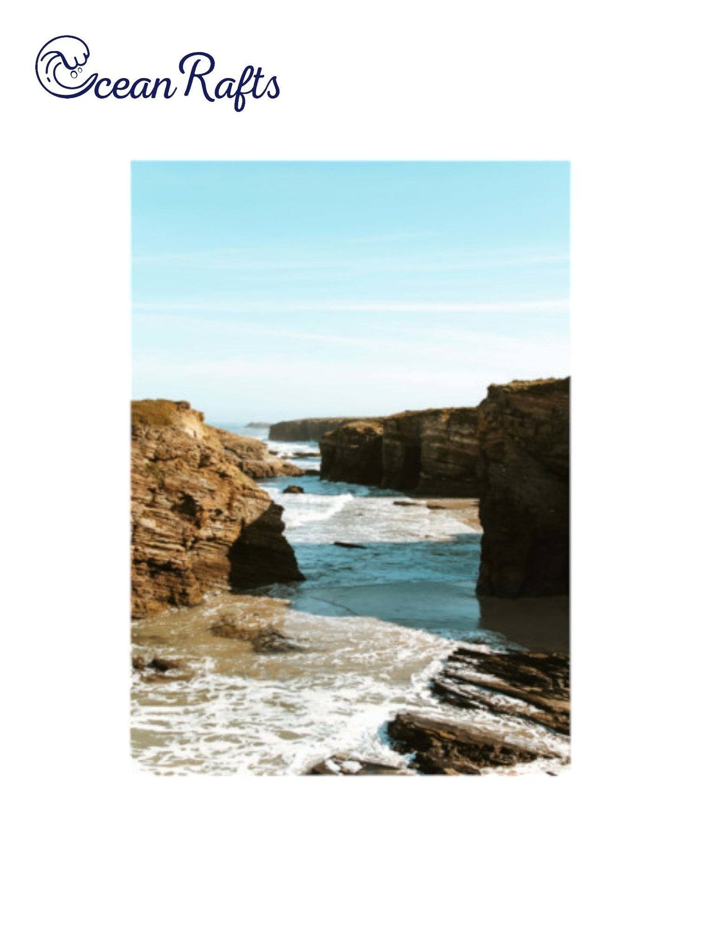 Ocean Cliff Vista Poster - Ocean Rafts