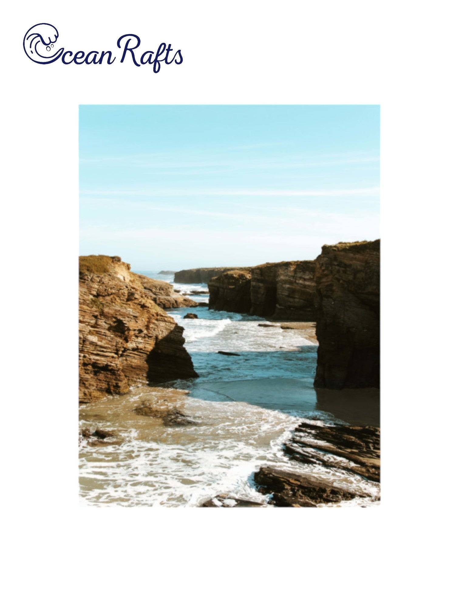 Ocean Cliff Vista Poster - Ocean Rafts