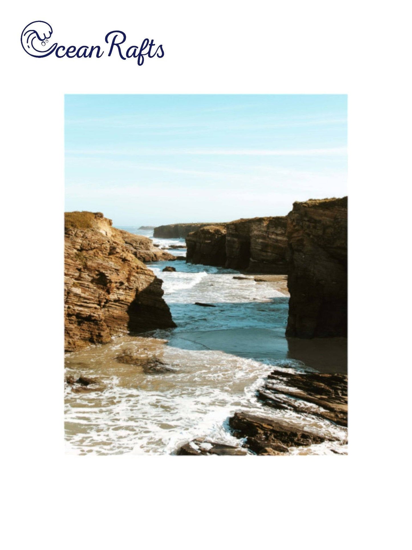 Ocean Cliff Vista Poster - Ocean Rafts