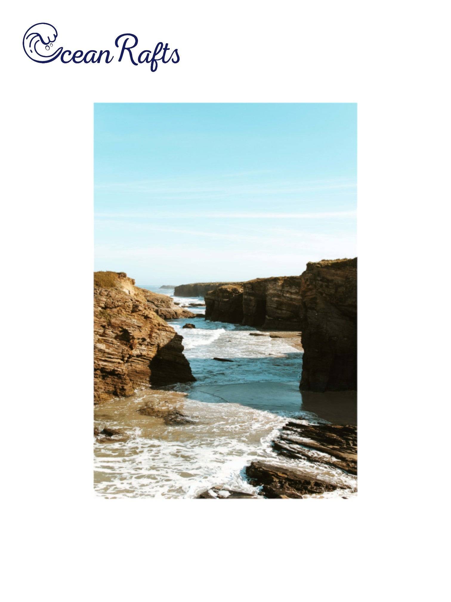 Ocean Cliff Vista Poster - Ocean Rafts