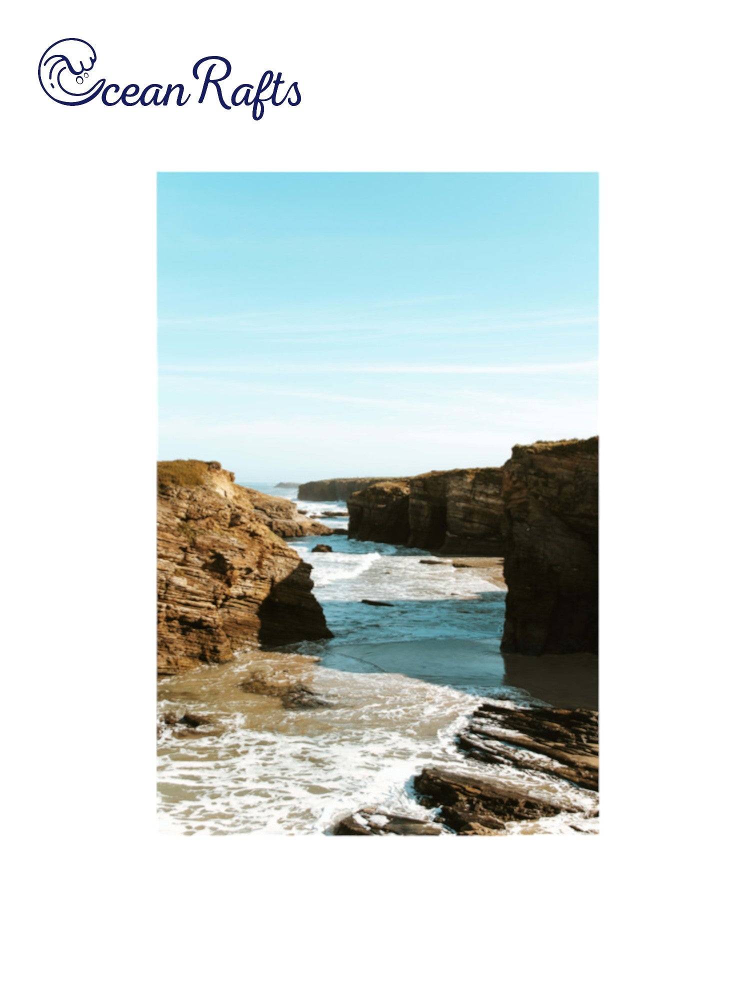Ocean Cliff Vista Poster - Ocean Rafts