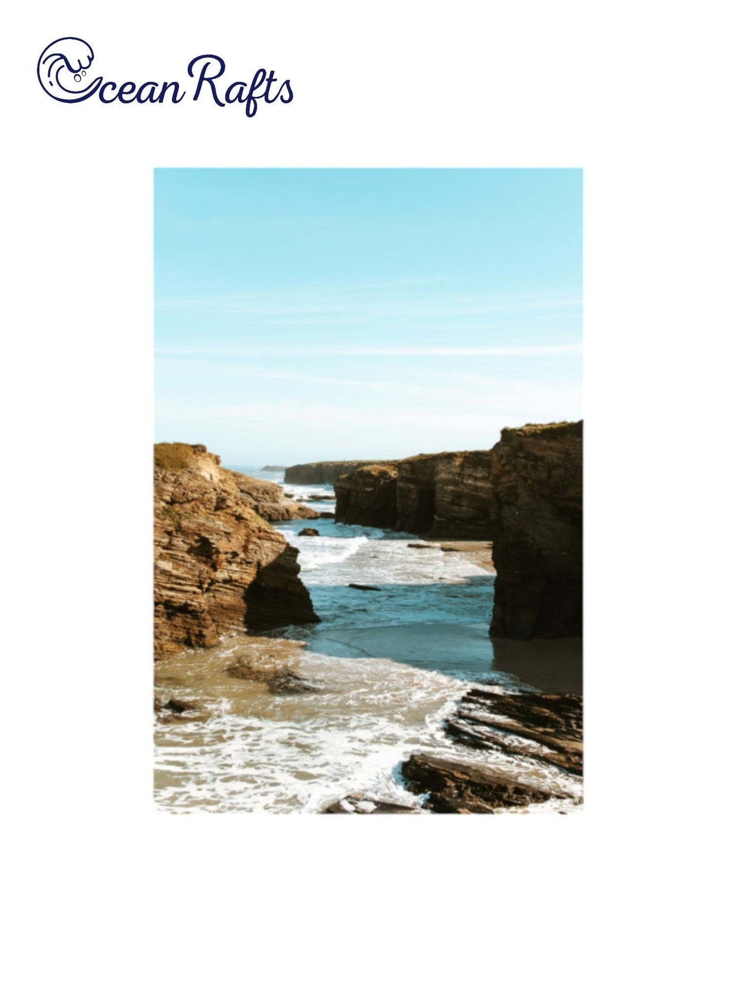 Ocean Cliff Vista Poster - Ocean Rafts