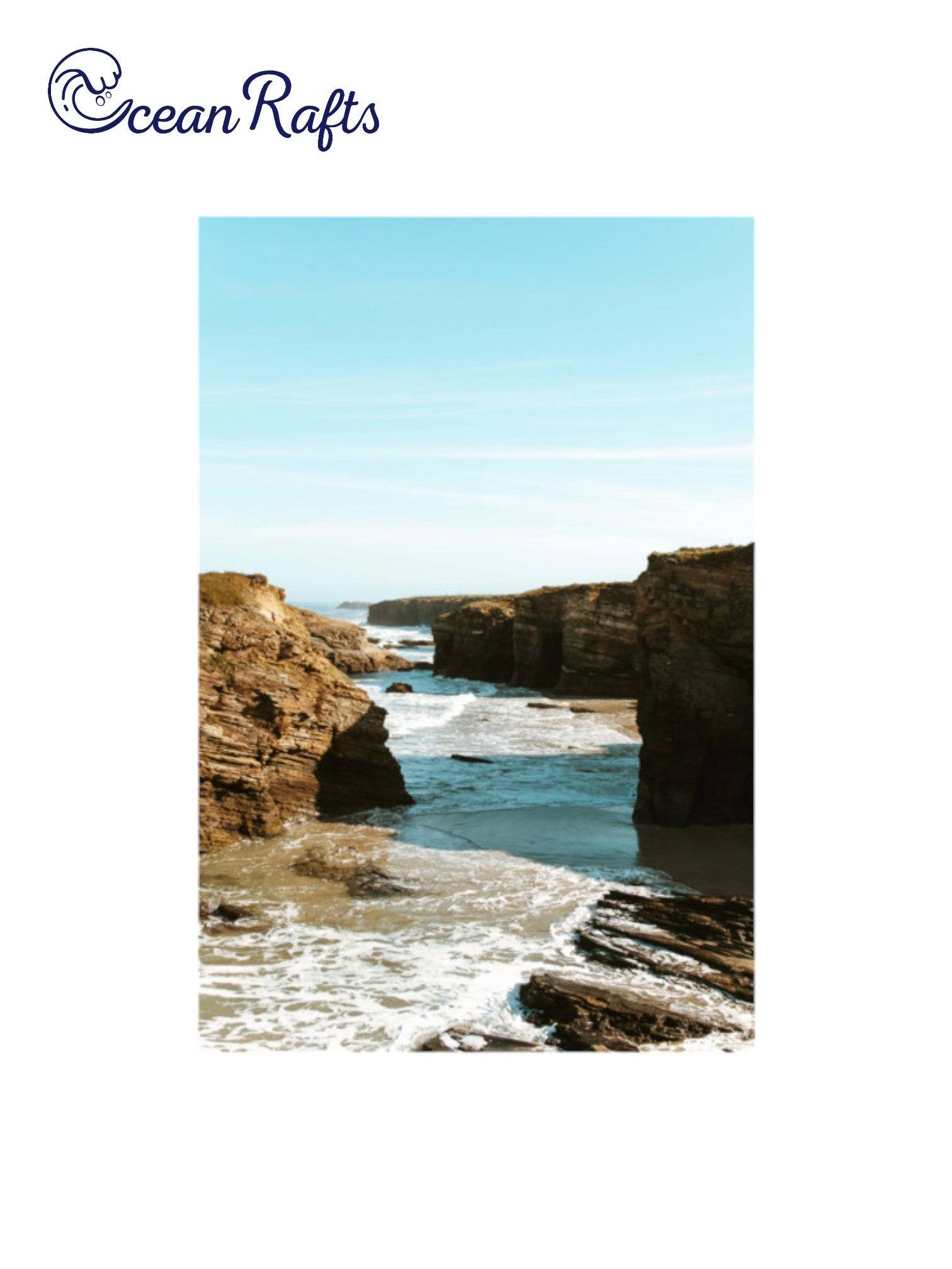 Ocean Cliff Vista Poster - Ocean Rafts