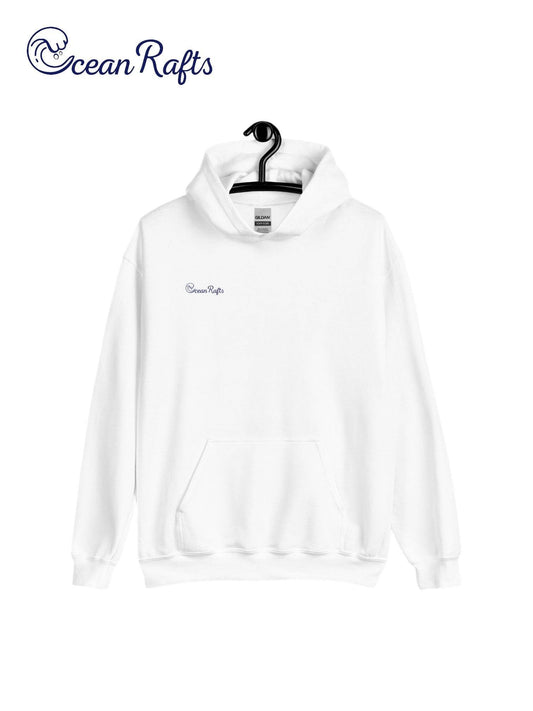Ocean Rafts logo graphic White Hoodie - Ocean Rafts - australia and new zealand