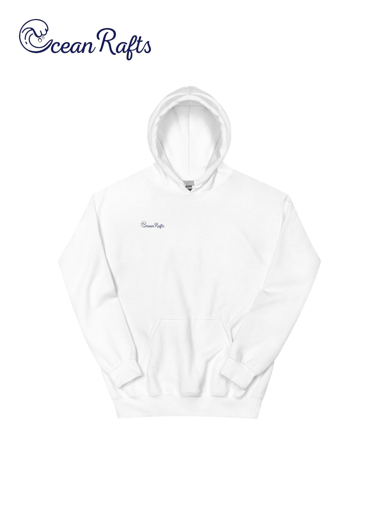Ocean Rafts logo graphic White Hoodie - Ocean Rafts - australia and new zealand