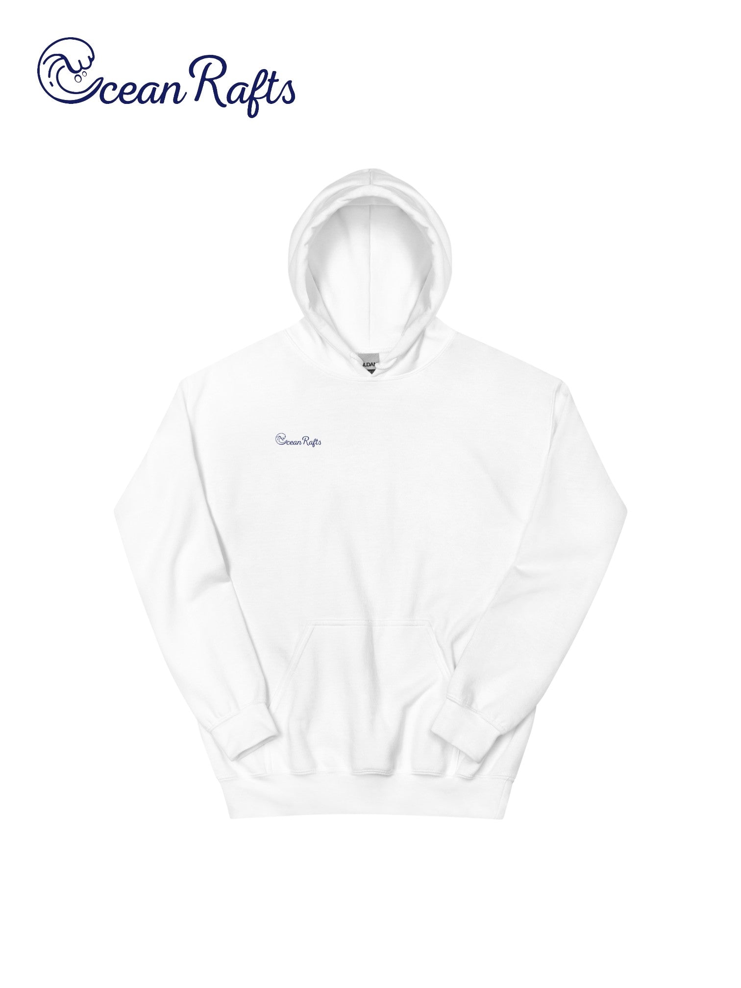 Ocean Rafts logo graphic White Hoodie - Ocean Rafts - australia and new zealand