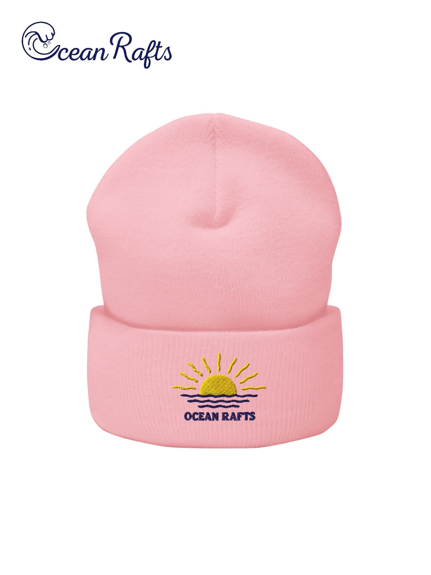 Rays and Waves Cuffed Beanie - Ocean Rafts