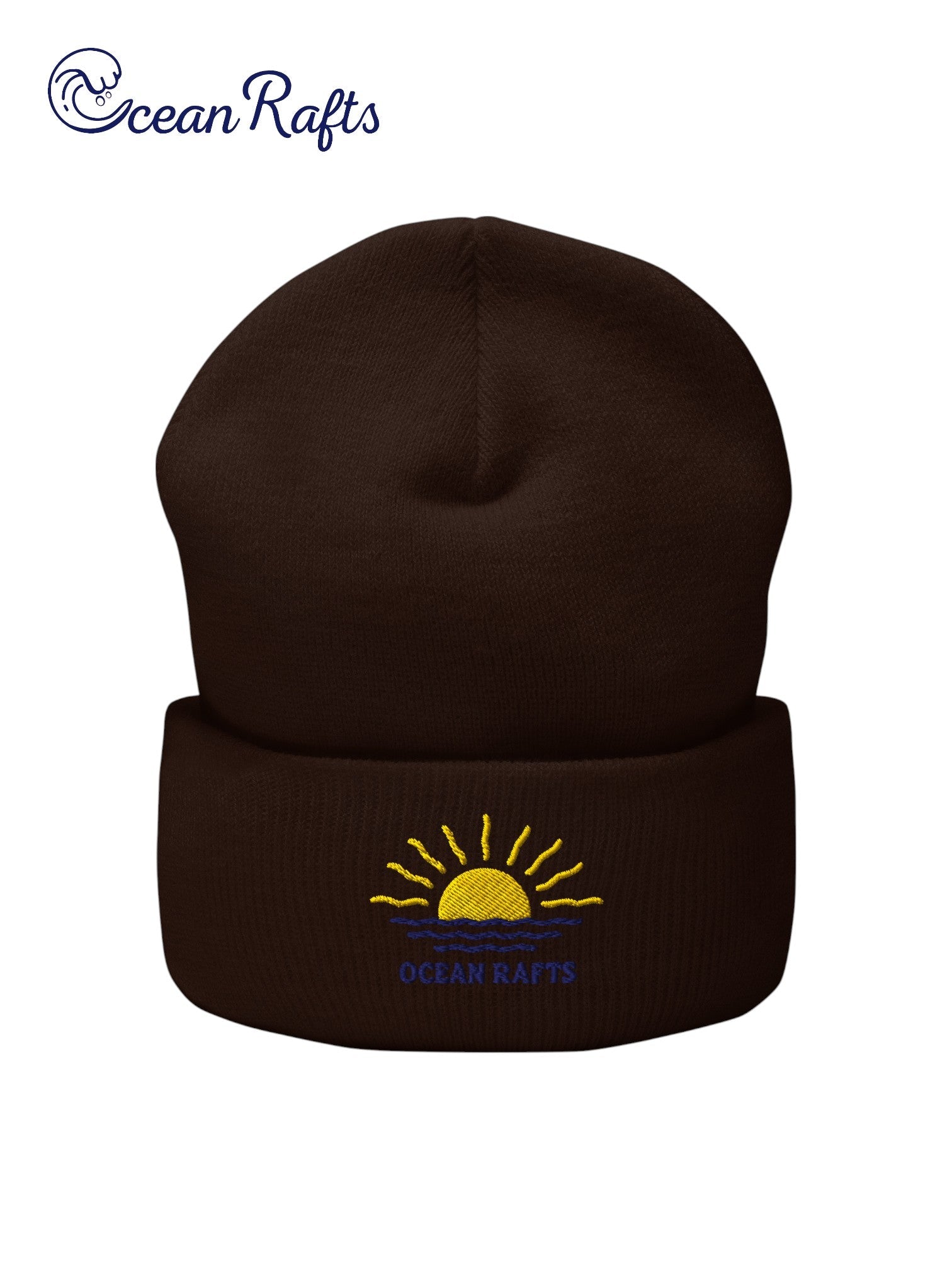 Rays and Waves Cuffed Beanie - Ocean Rafts