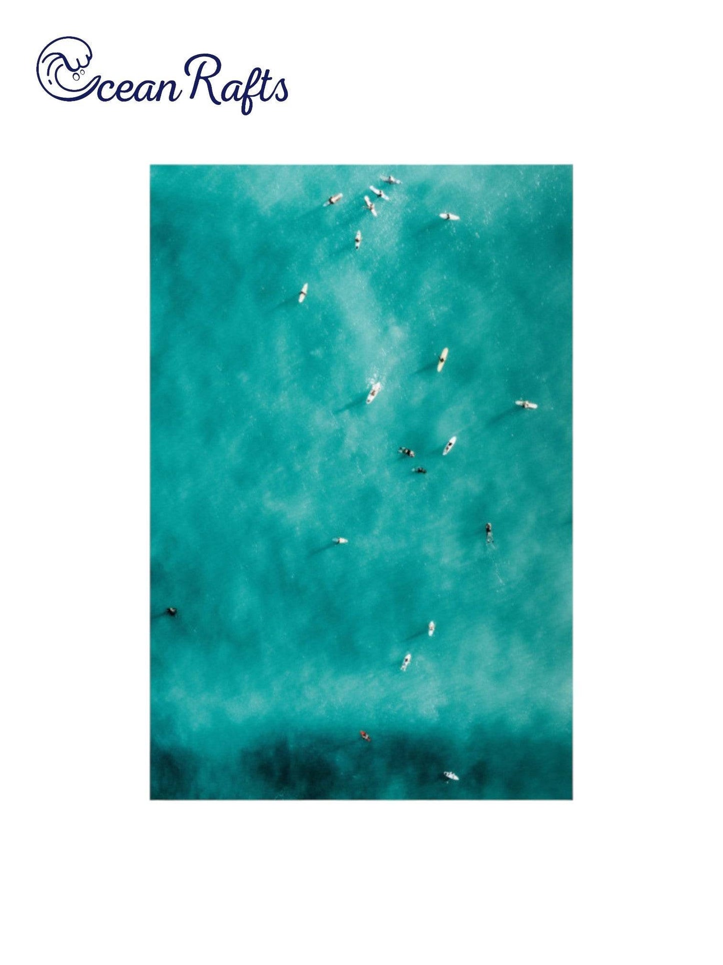 Summertime Surfers Poster - Ocean Rafts
