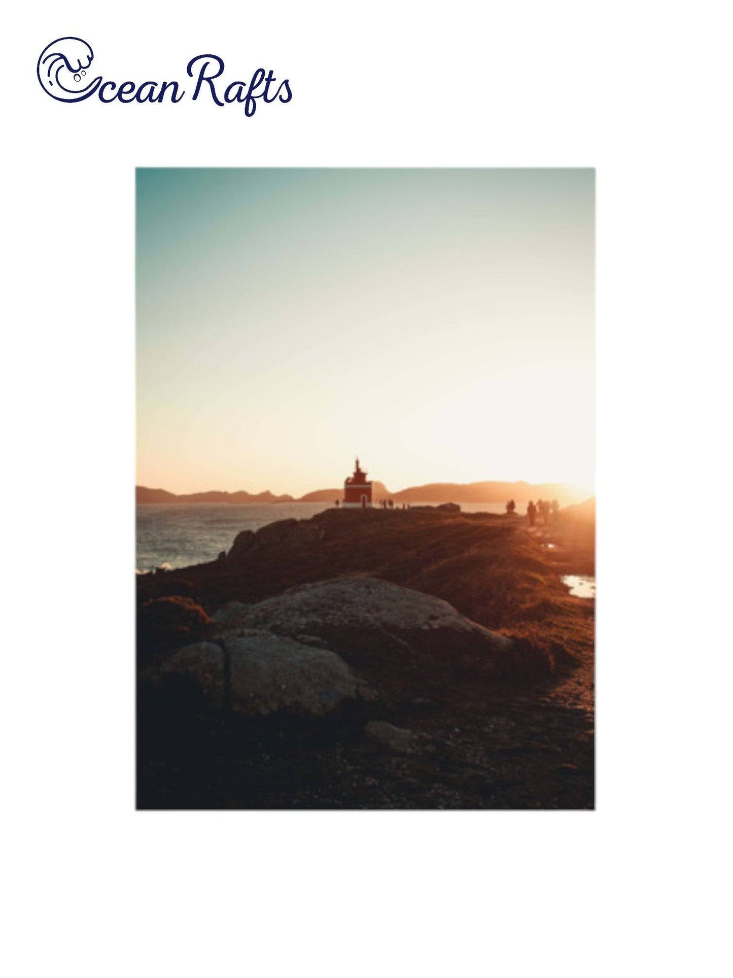 Sunrise Beacon Poster - Ocean Rafts