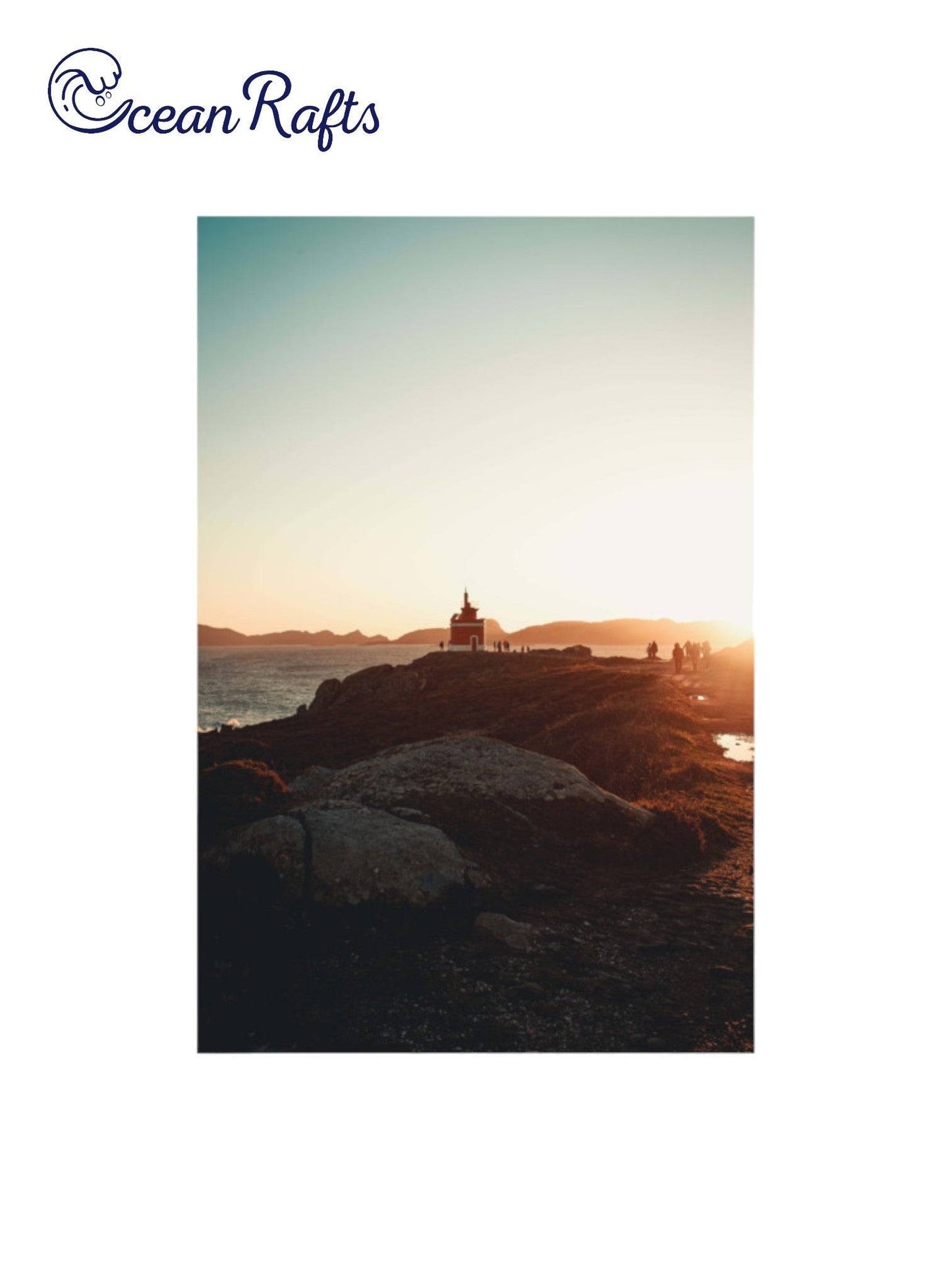 Sunrise Beacon Poster - Ocean Rafts