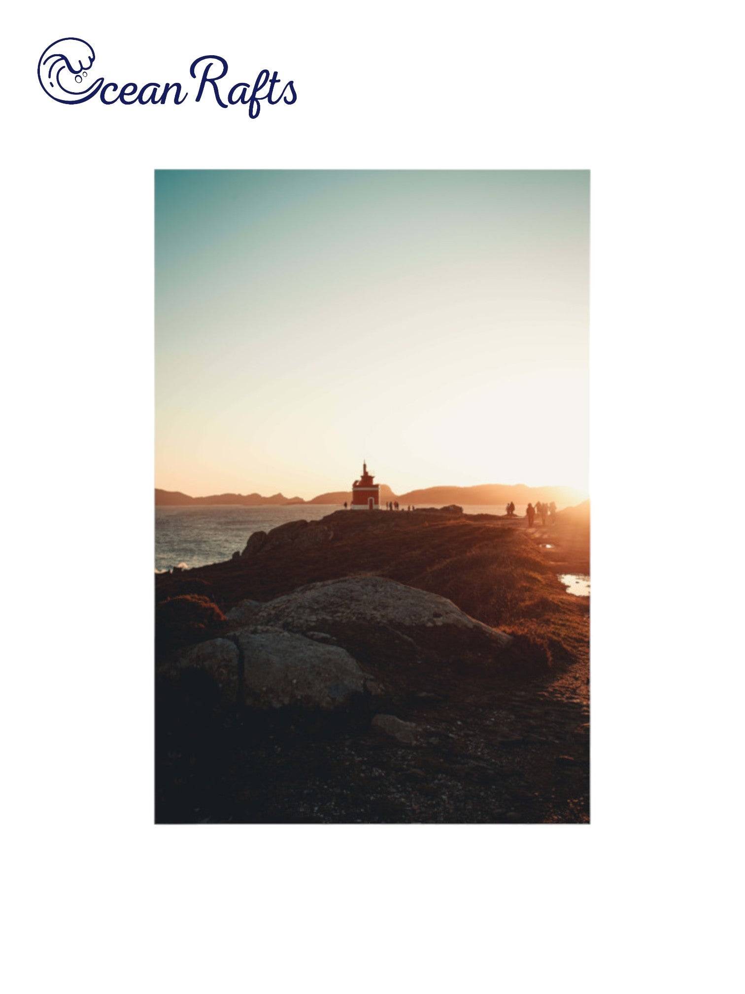 Sunrise Beacon Poster - Ocean Rafts