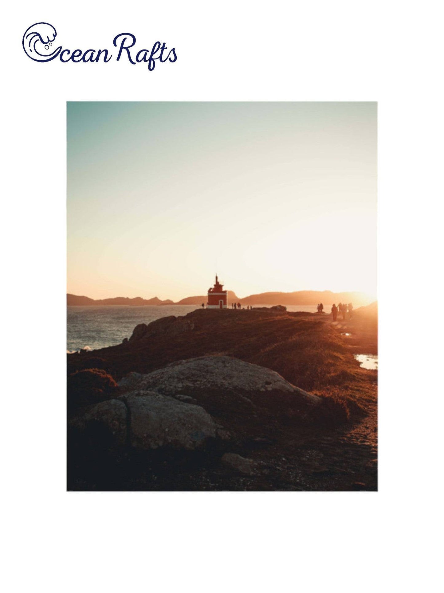 Sunrise Beacon Poster - Ocean Rafts