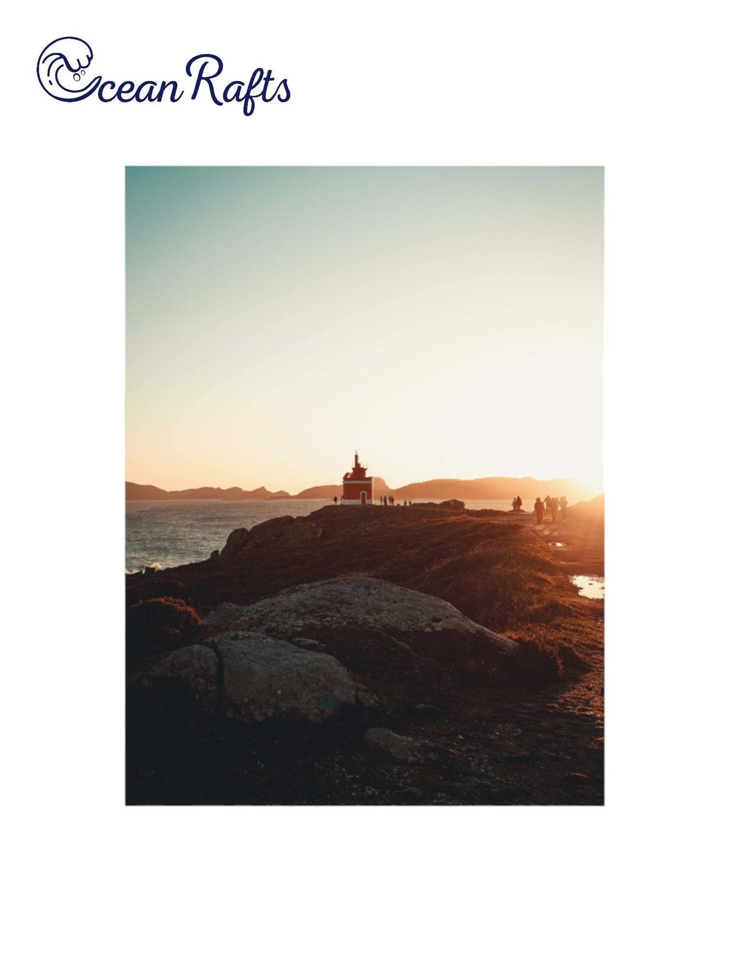 Sunrise Beacon Poster - Ocean Rafts