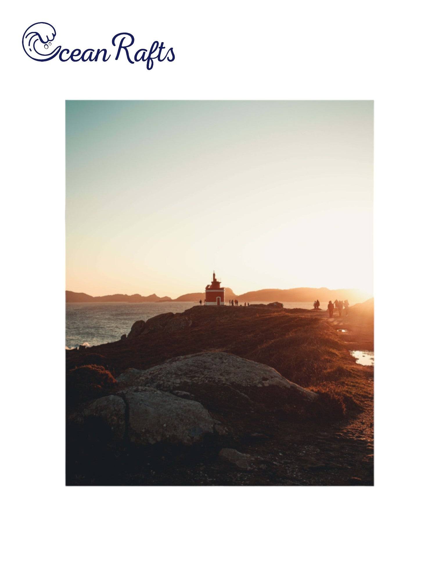 Sunrise Beacon Poster - Ocean Rafts