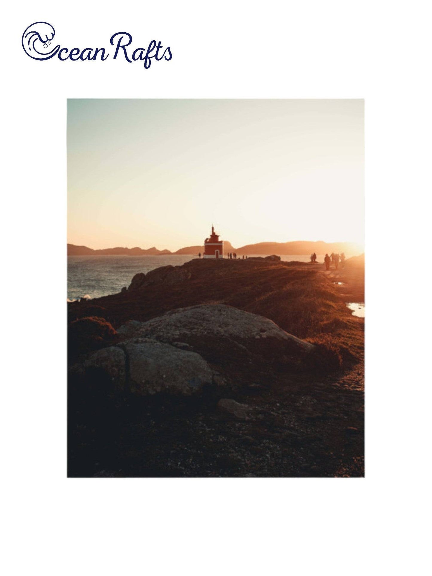 Sunrise Beacon Poster - Ocean Rafts