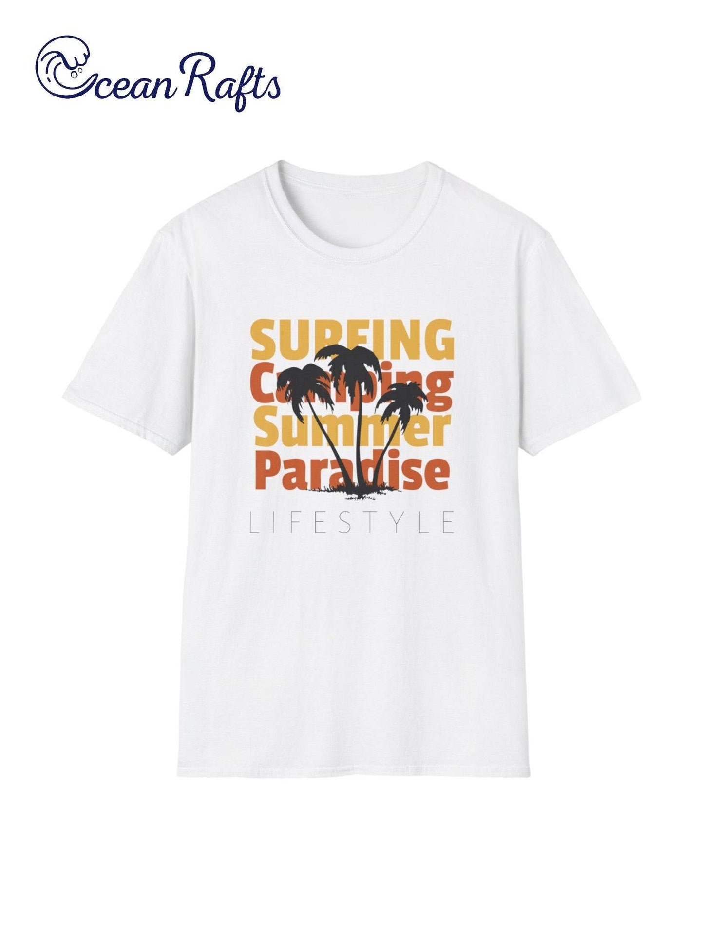 Surfing, Camping & Summer Paradise Shirt - Ocean Rafts