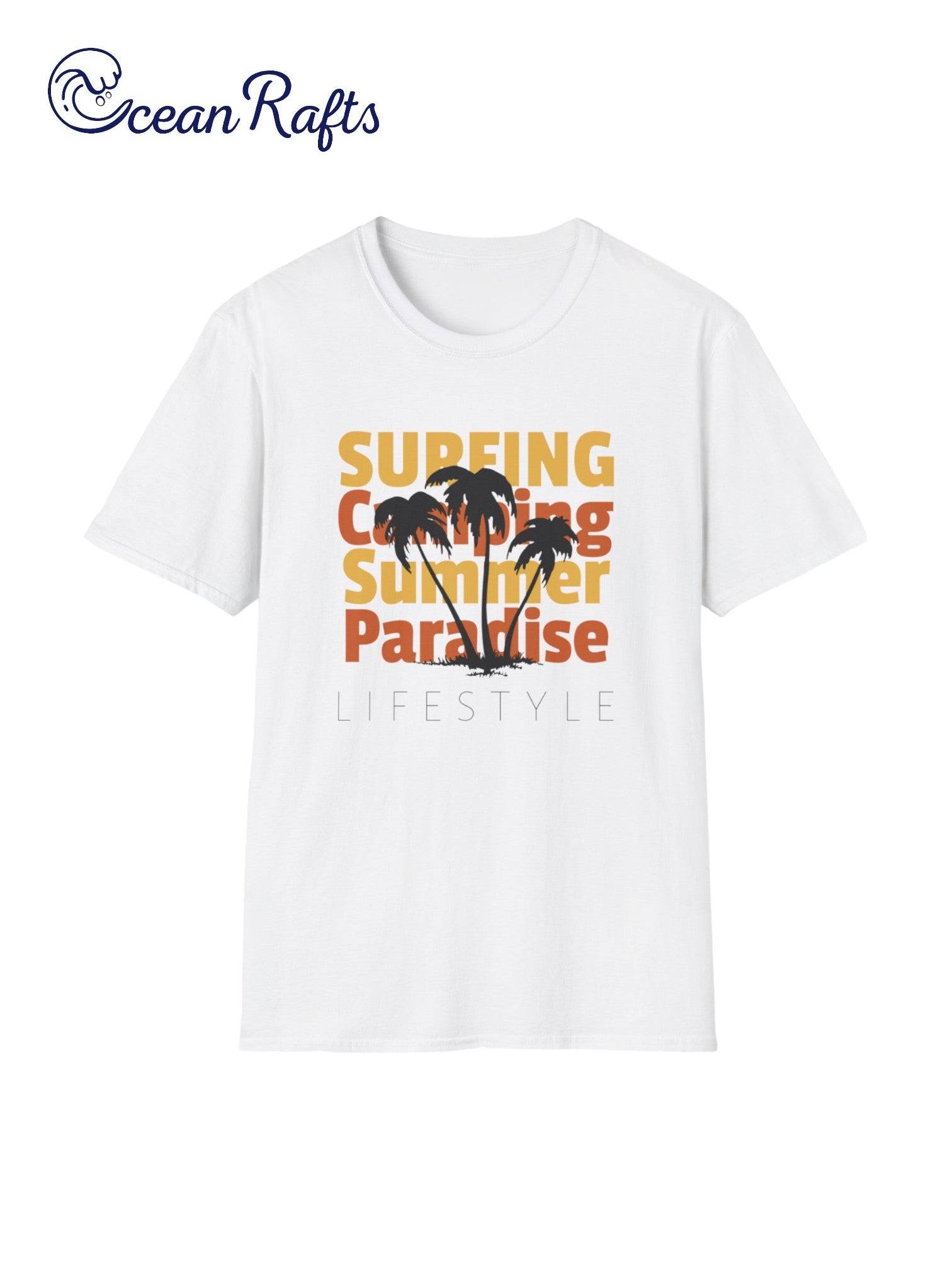 Surfing, Camping & Summer Paradise Shirt - Ocean Rafts