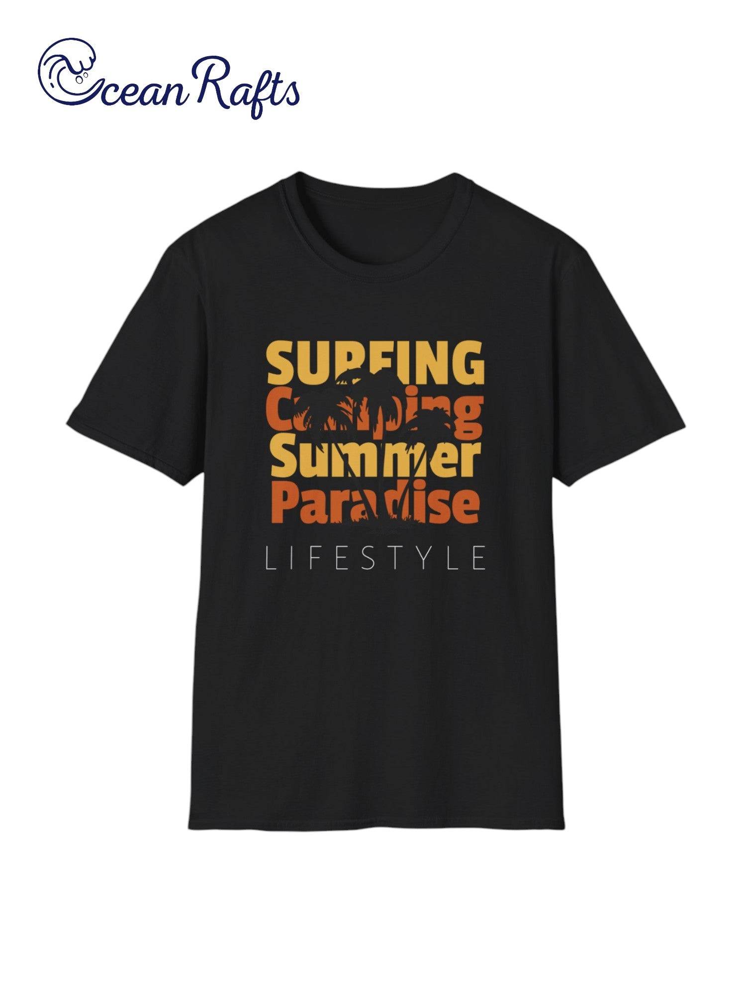 Surfing, Camping & Summer Paradise Shirt - Ocean Rafts