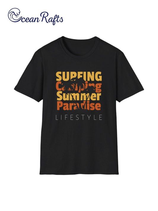 Surfing, Camping & Summer Paradise Shirt - Ocean Rafts